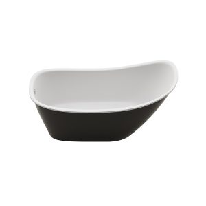 Bañera Pehoe blanca negra
