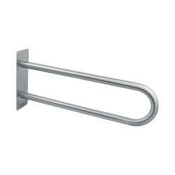 Barra apoyo pared 650mm acero inoxidable