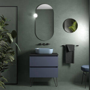 Mueble Baño Spirit 700 2 cajones Blue