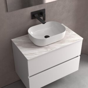 Lavabo sobre encimera Carla porcelana (varios colores )